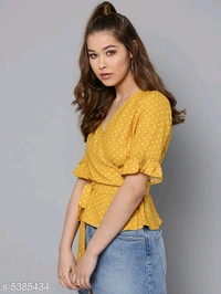 Printed Polyester Top