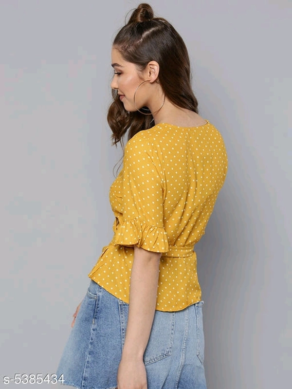 Printed Polyester Top
