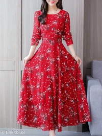 Georgette / Crepe Gown