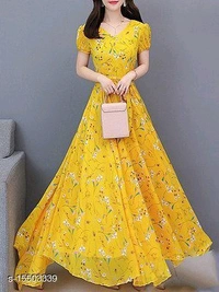 Georgette / Crepe Gown
