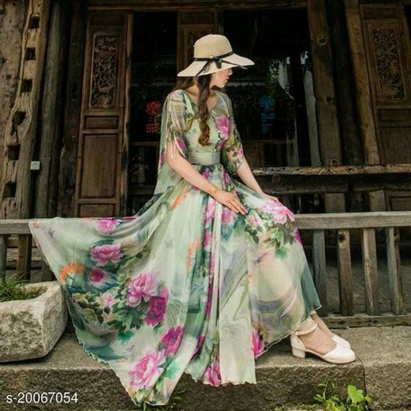 Silk / Rayon Gown