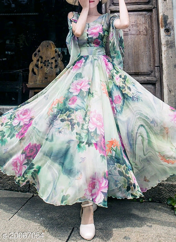 Silk / Rayon Gown