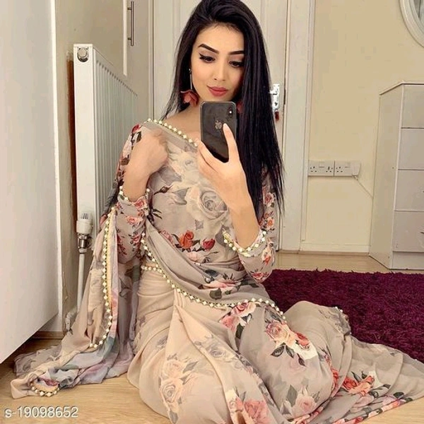 Attractive Georgette Sarees