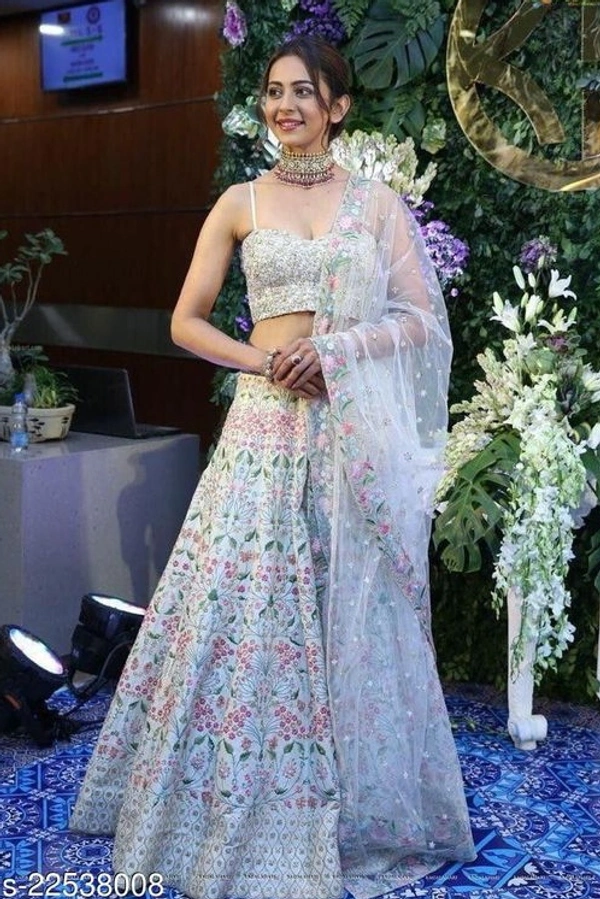 Poly Georgette Legenha Choli