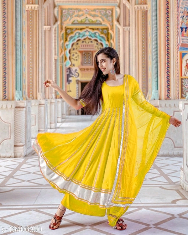 Rayon Anarkali Gown