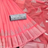 Linen Saree