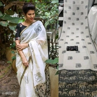 Linen Saree