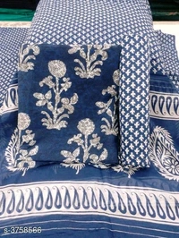 printed Cotton Suit Dress Marerial