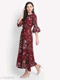Crepe Maxi Dresses