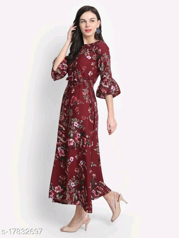 Crepe Maxi Dresses