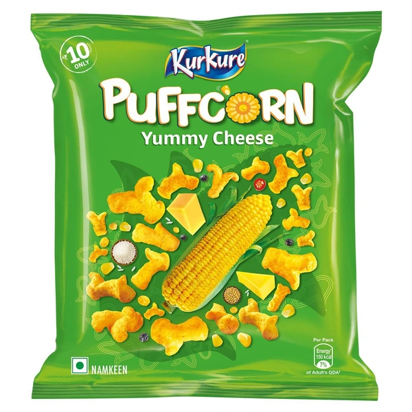 Kurkure Puffcorn Yummy Cheese - 40 Gm