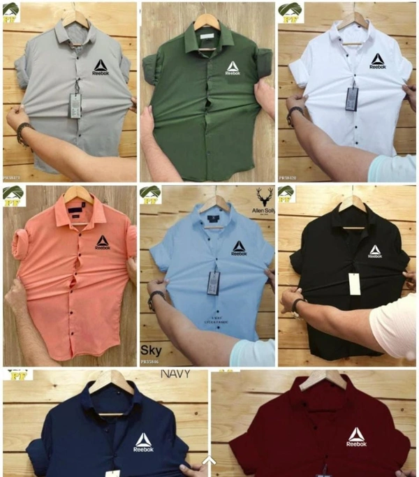 Lycra Dryfit Shirts*Brand: *mixBrand*Pattern: Full Sleeves Streachable,Stuff:  Lycra Dryfit,Quality: 10A - M L XL XXL