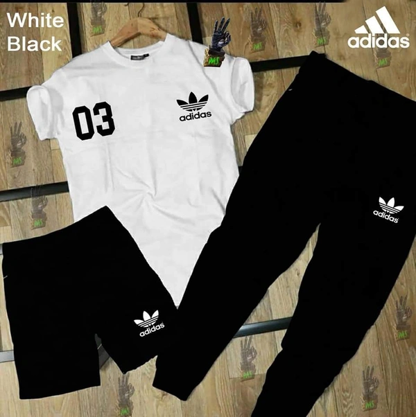 *a beautifuL 3 PIECE HALF SLEEVE TRACKSUIT IN 7 AWESOME COLORS* - M L XL XXL