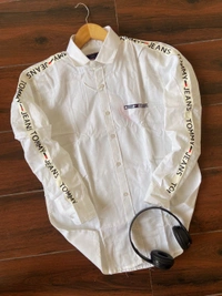 New Look Fashion TOMMY HILFIGER Designer shirtsWhite and blue colourStore article 🌼⭐️twill cotton ⭐️ - M L XL
