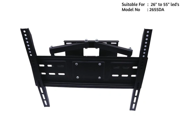 Tv Wall Mount 14-55 Movable Double Arm - Black, 600*400