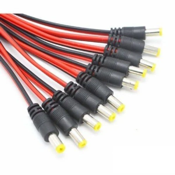 Dc Connector  - Red Black, 6 Inch