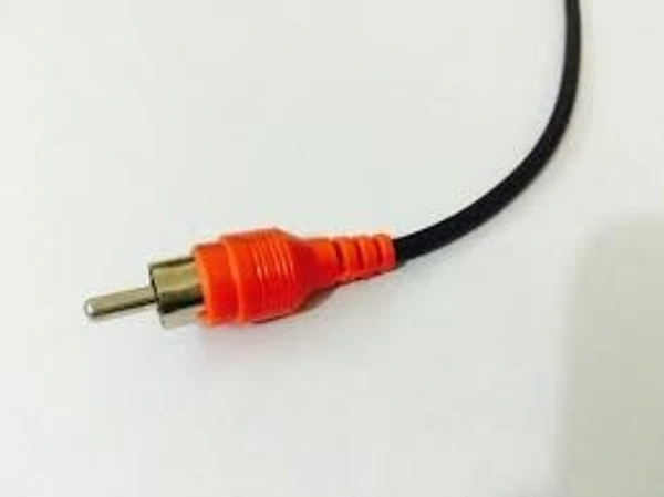 Rc Pin For Audio - Red Black, 6 Inch