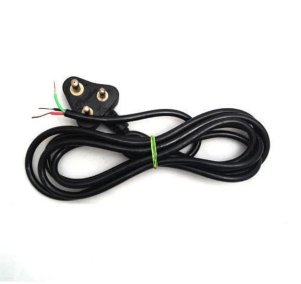 Power Cable 3 Core  - Black, 1.5 Meter