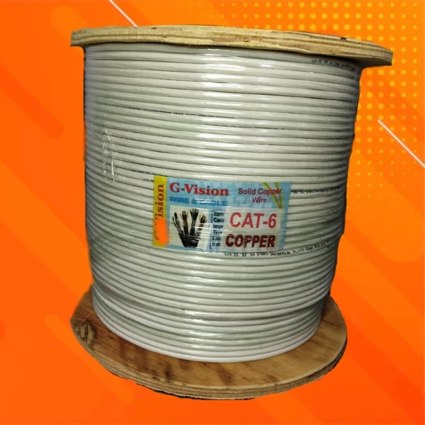 Cat 6 Copper Indoor - White/ Grey, 270 Meter