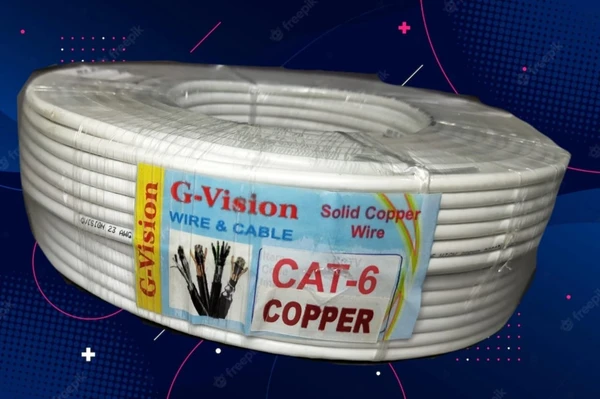 Cat 6 Copper Indoor - White, 90 Meter