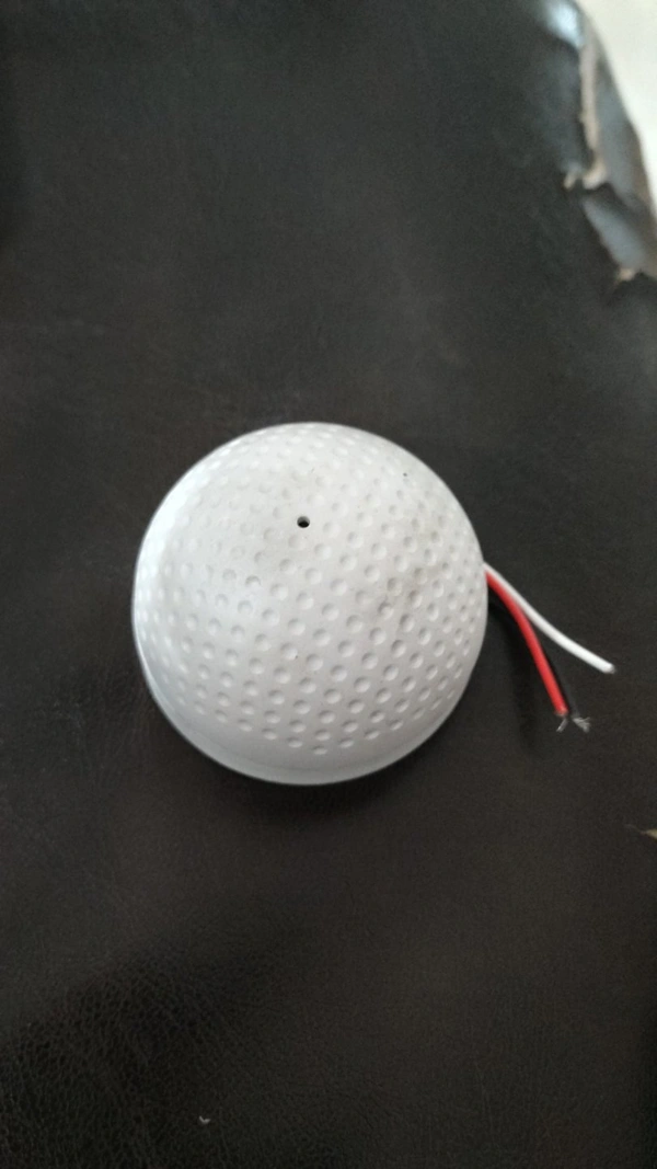 Audio Mic For Cctv - White, Half Ball