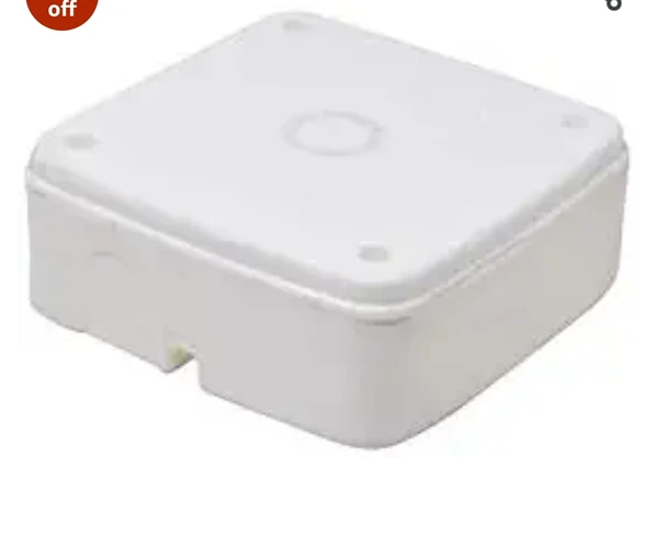 5*5 Square Junction Box  - White, 5*5