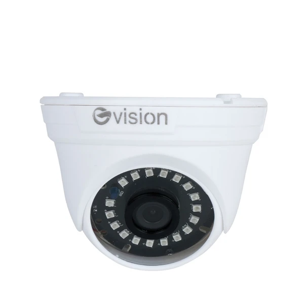 Hd 2.4 Mp Night Vision Dome Camera - White, Round