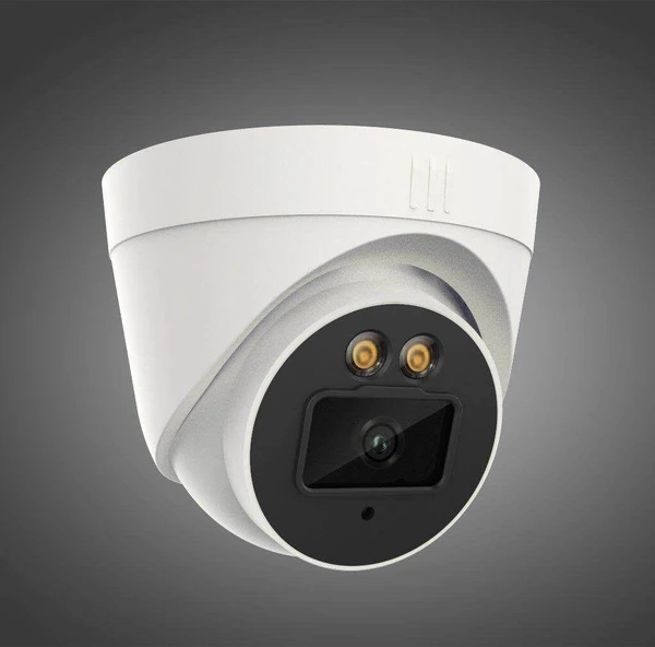 Hd 2.4 Mp  Colour Night Vision Dome Camera  - White, 4inch