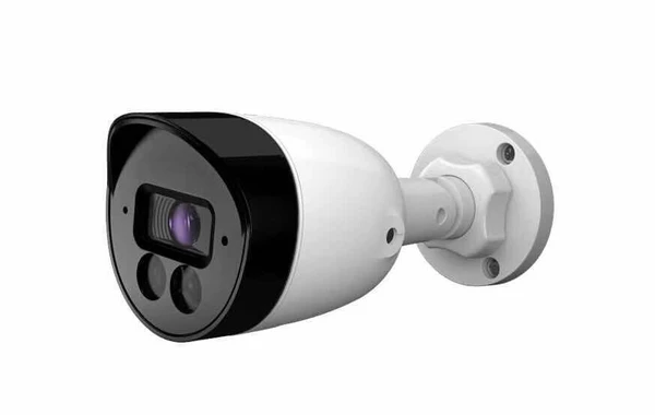 5 Mp HD Bullet Colour Night Vision Camera With Inbuilt Audio - White, 6 Inch