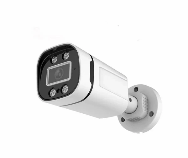 5 Mp Ip Metal Bullet Colour Night Vision With Audio  - White, Outdoor