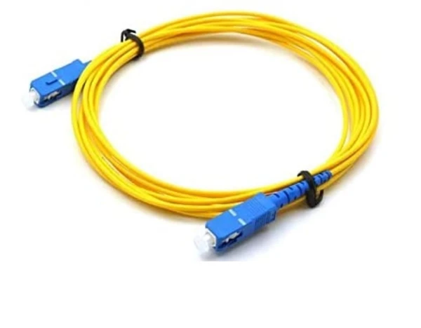 Fiber Patch Cord - Yellow, 3 Meter