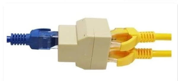 Rj 45 Splitter - Yellowish, 2 Inch