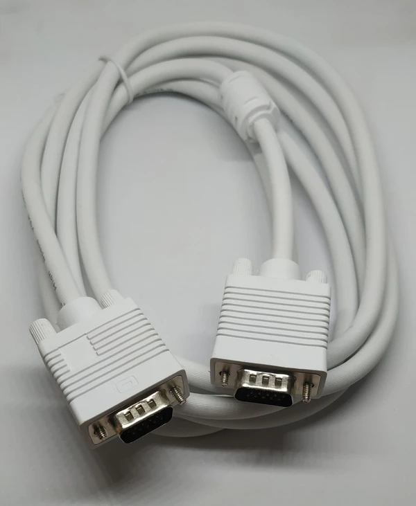 G Link VGA CABLE  - White, 3 M