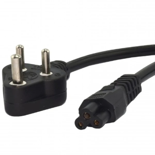 Laptop Power Cable  - Black, 1.3 Meter