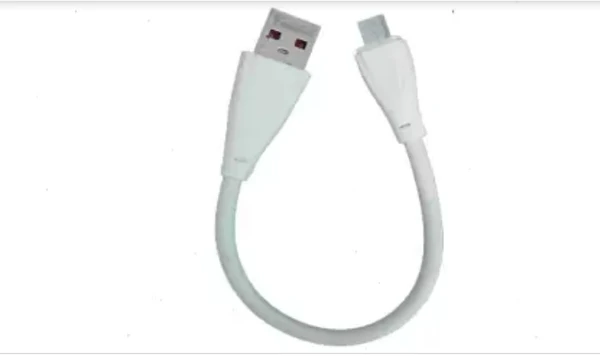 V-8 OTG Cable  - White, 7 Inch