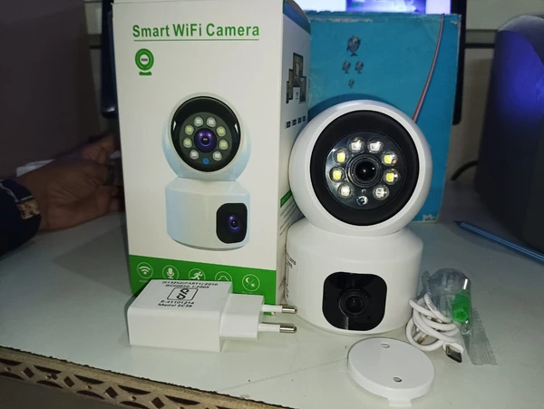 V380 Dual Lens 4G Camera  - White