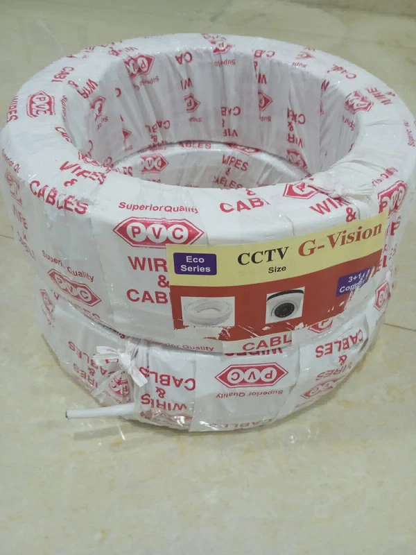 3+1 cca cable 60meter - White