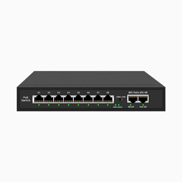 Poe Switch 8+2  - Gray