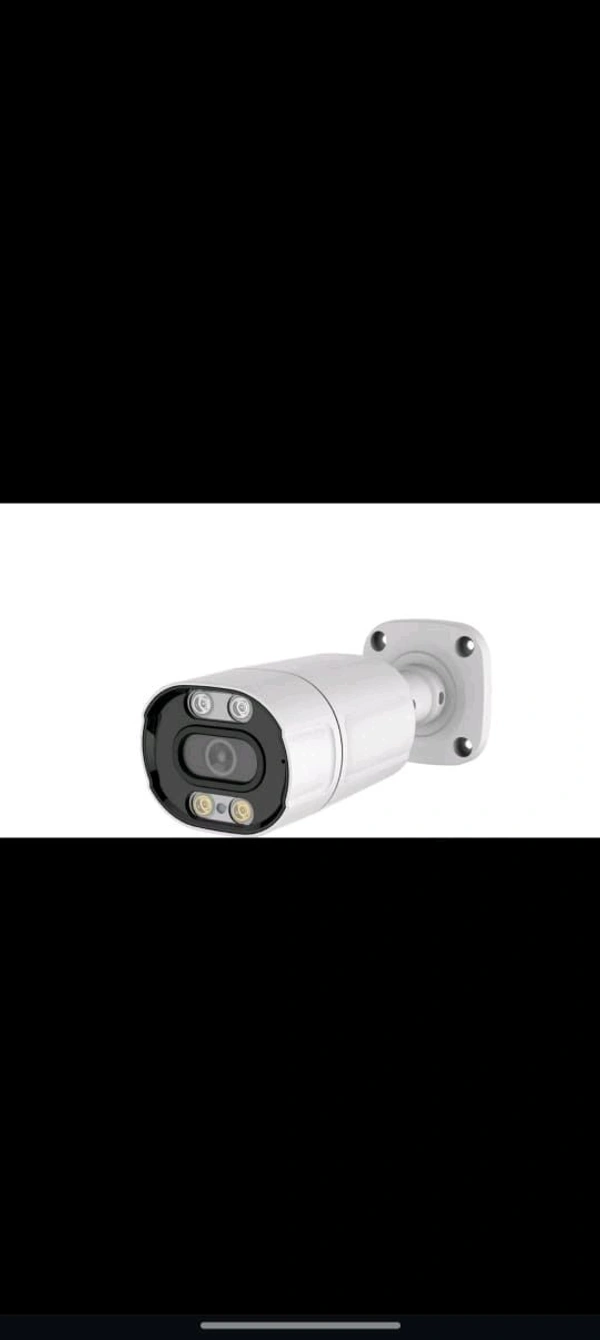 IP 5MP Starlight Bullet Camera METAL BODY Inbuilt Audio  - White