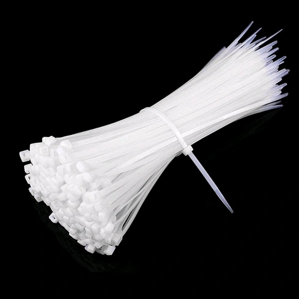 200mm Cable Tie - White