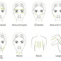Facial Roler Massager Natural Stone Fore Face Eyes Nose