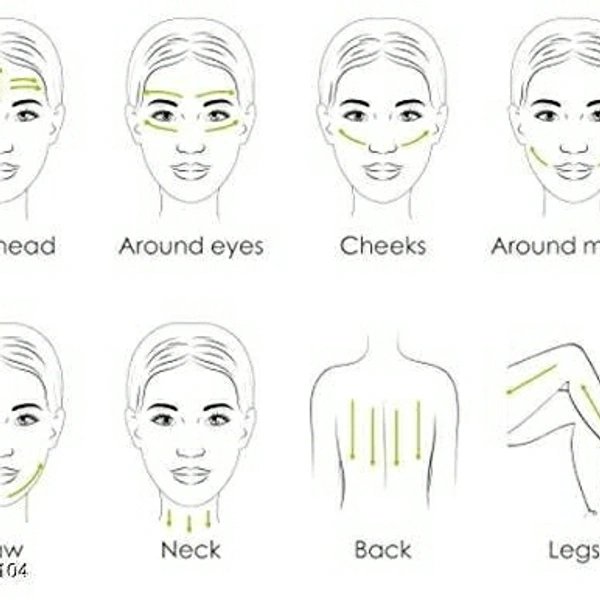 Facial Roler Massager Natural Stone Fore Face Eyes Nose