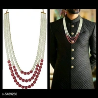 Men Casual Jewelery Tredetinols Moti Mala
