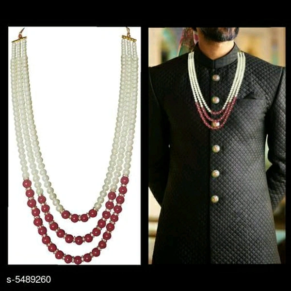 Men Casual Jewelery Tredetinols Moti Mala