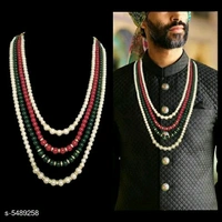 Men Casual Jewelery Tredetinols Moti Mala