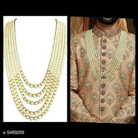 Men Casual Jewelery Tredetinols Moti Mala