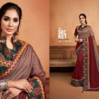 Fancy Gota Embroidery Saree For Women's