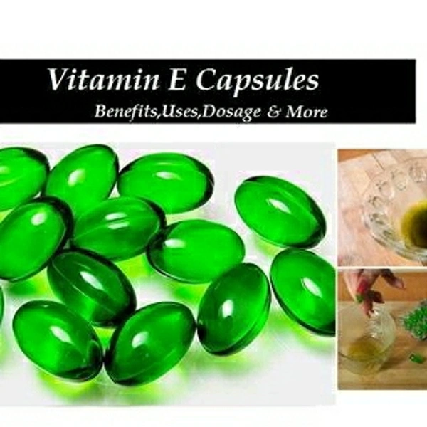 Vitamin E Hair Serums And Hair Fall Control Oil Capsules