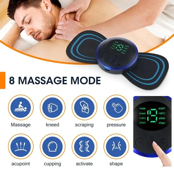 Mini Massager Machine Buy 1 Get 1 Free  - Black, Mini
