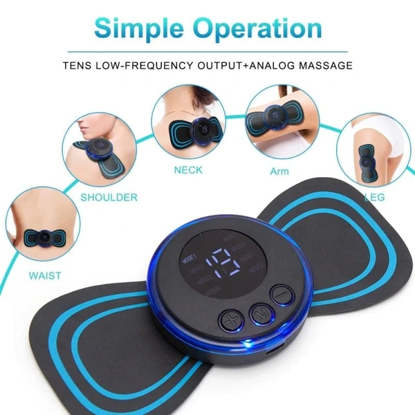Mini Massager Machine Buy 1 Get 1 Free  - Black, Mini